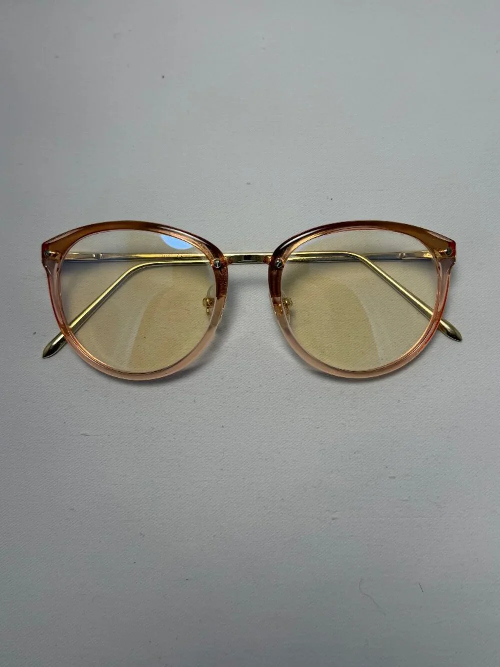 TIJN Pink Clear Eyeglasses Frames Only